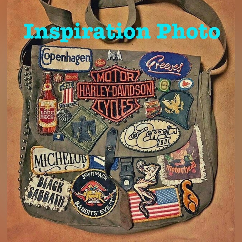 Military vintage-style canvas medic crossbody messenger bag - Picture 13 of 13
